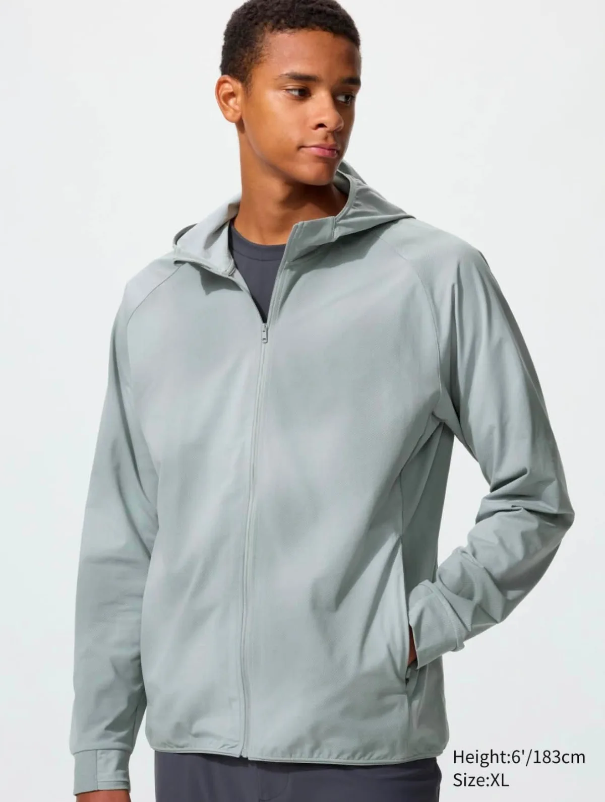 Uniqlo UV Jacket - Grey XL